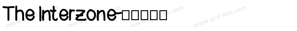 The Interzone字体转换
